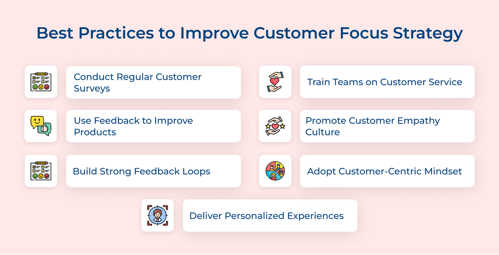 Best Practices to Improve Customer Focus Strategy Best Practices to Improve Customer Focus Strategy