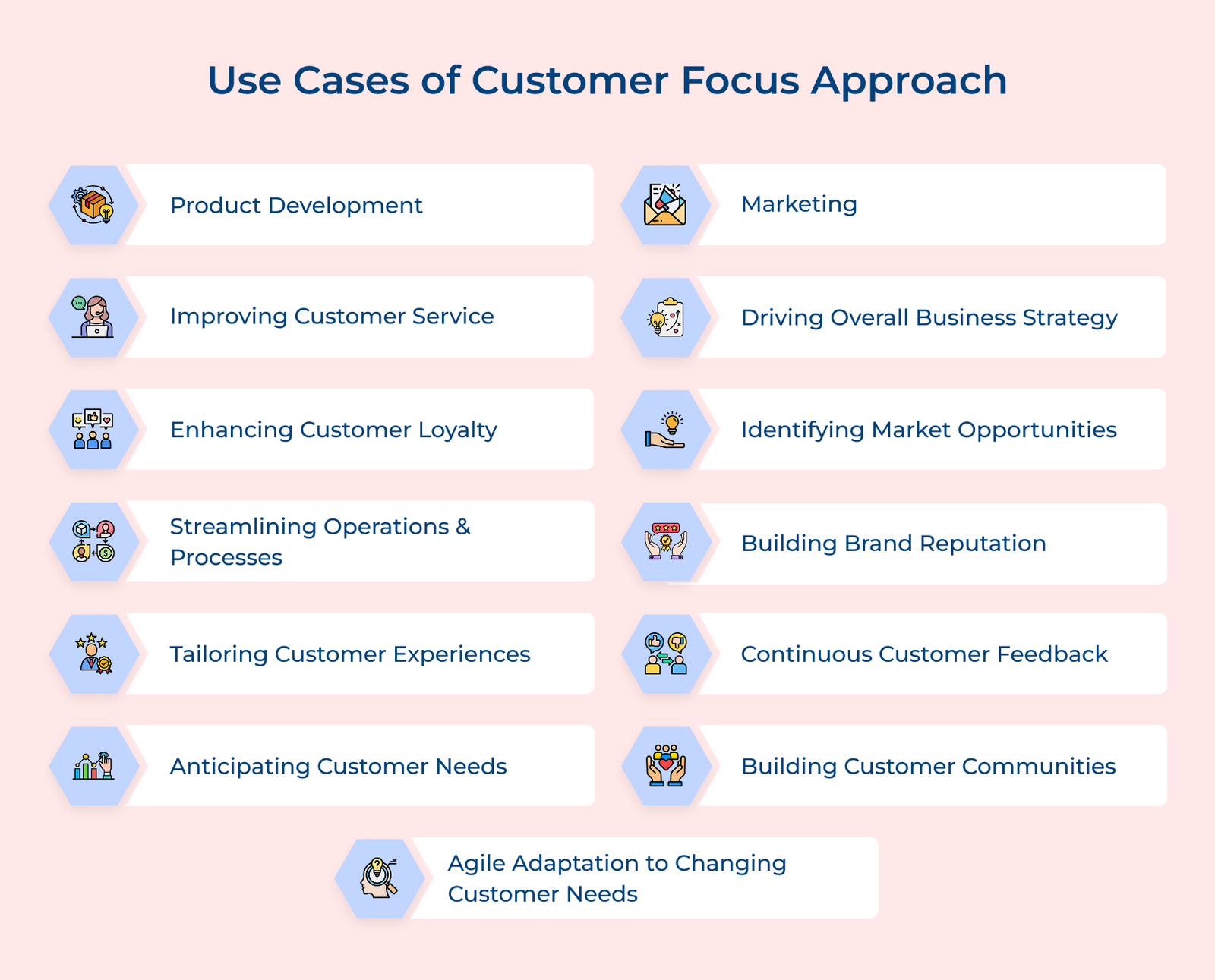 Use Cases of Customer Focus Approach Use Cases of Customer Focus Approach