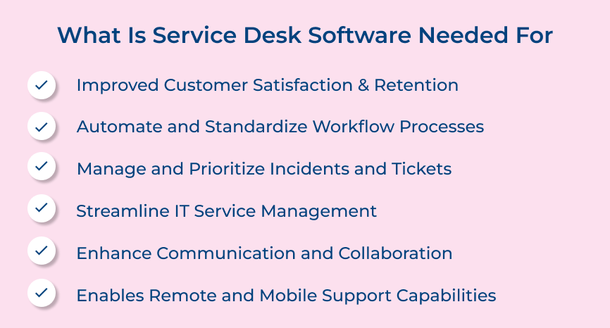 What Is Service Desk Software needed for