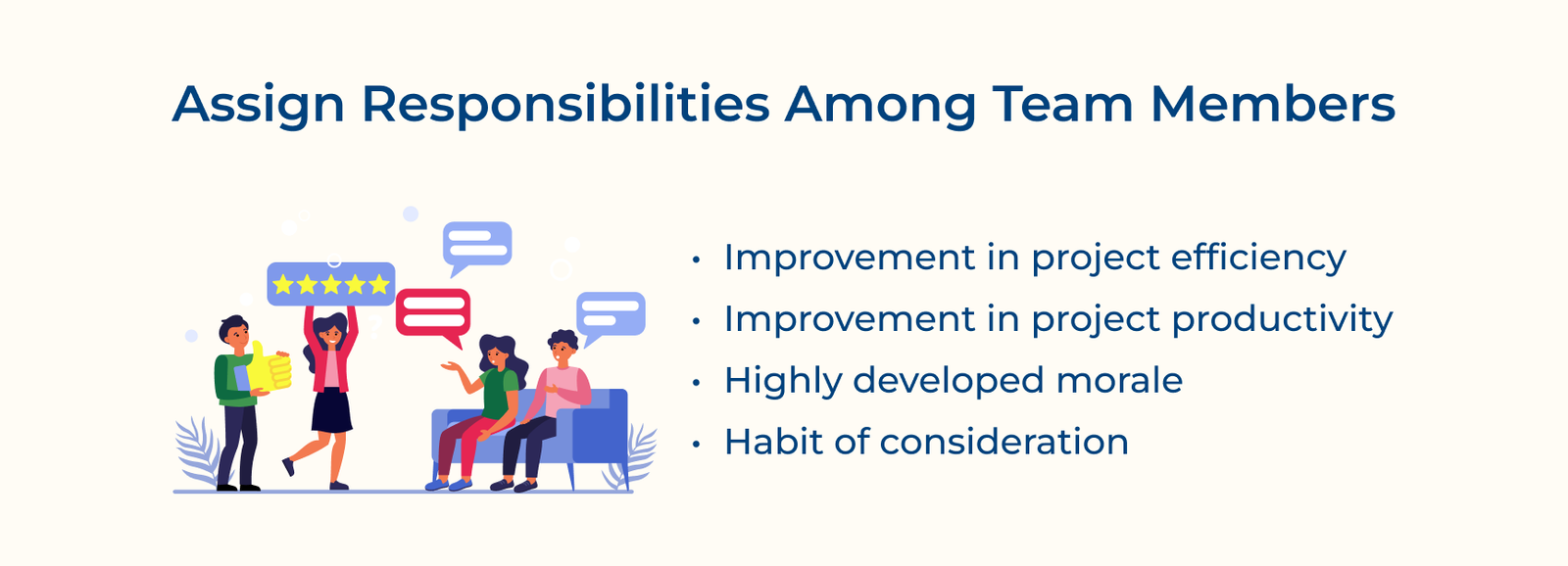 Assign Responsibilities Among Team Members