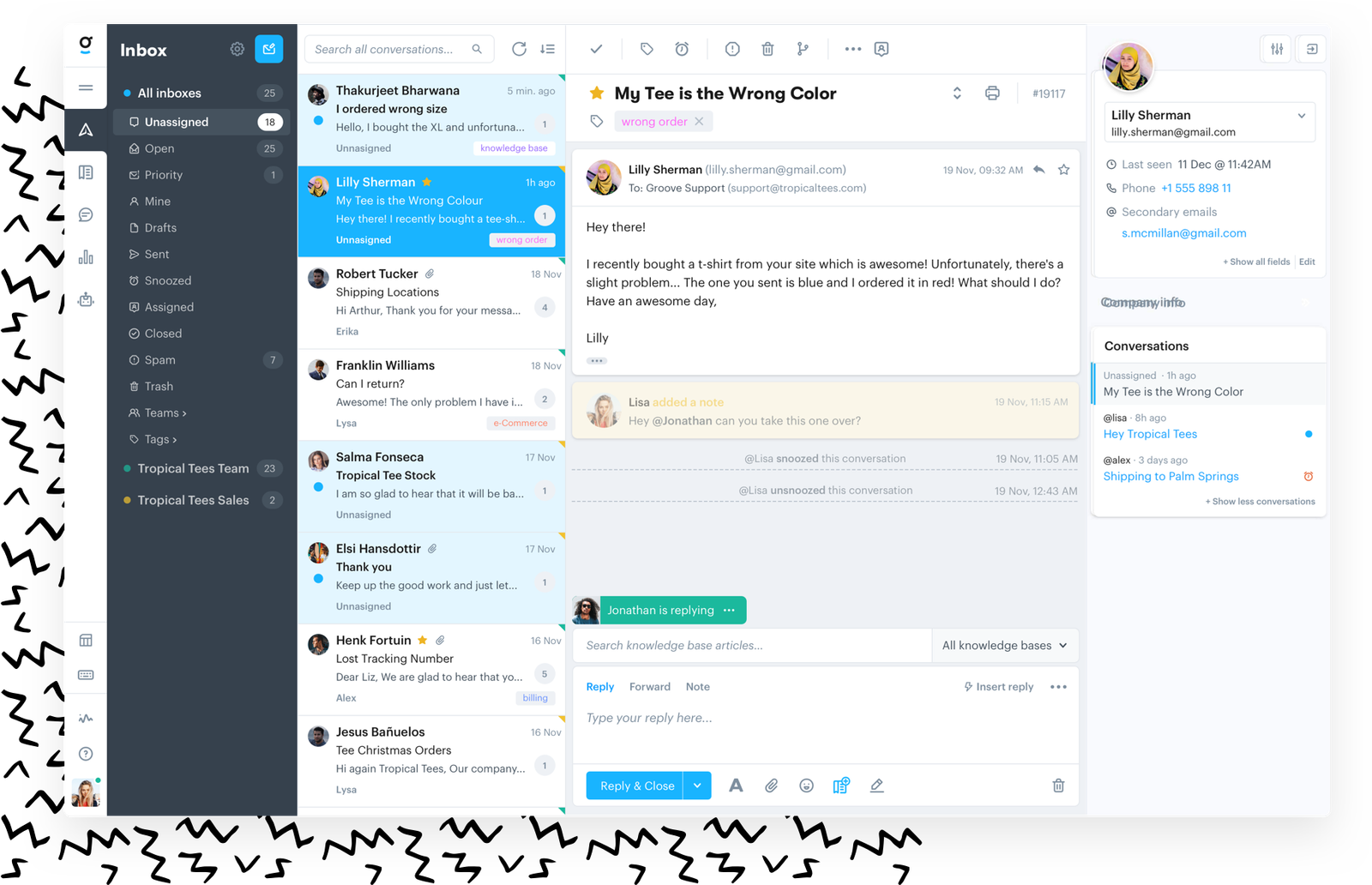 Groove Email management tool