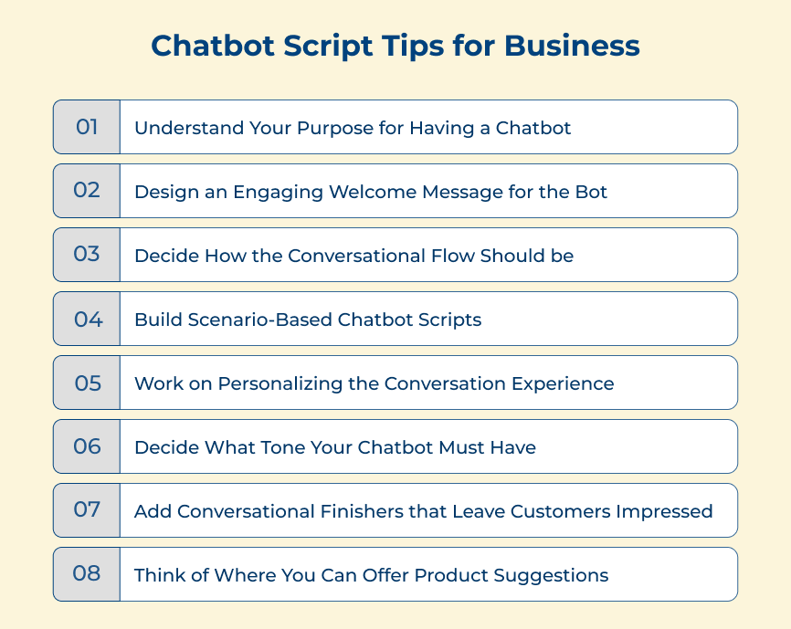 Chatbot Script Tips for Business