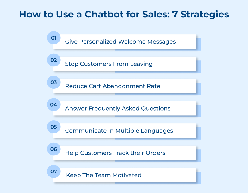 How to Use a Chatbot for Sales