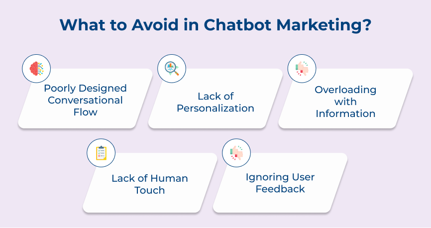 What to Avoid in Chatbot Marketing?