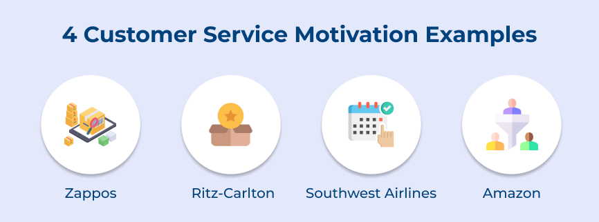 4 Customer Service Motivation Examples