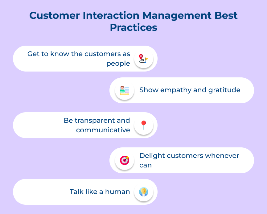 Customer Interaction Management Best Practices