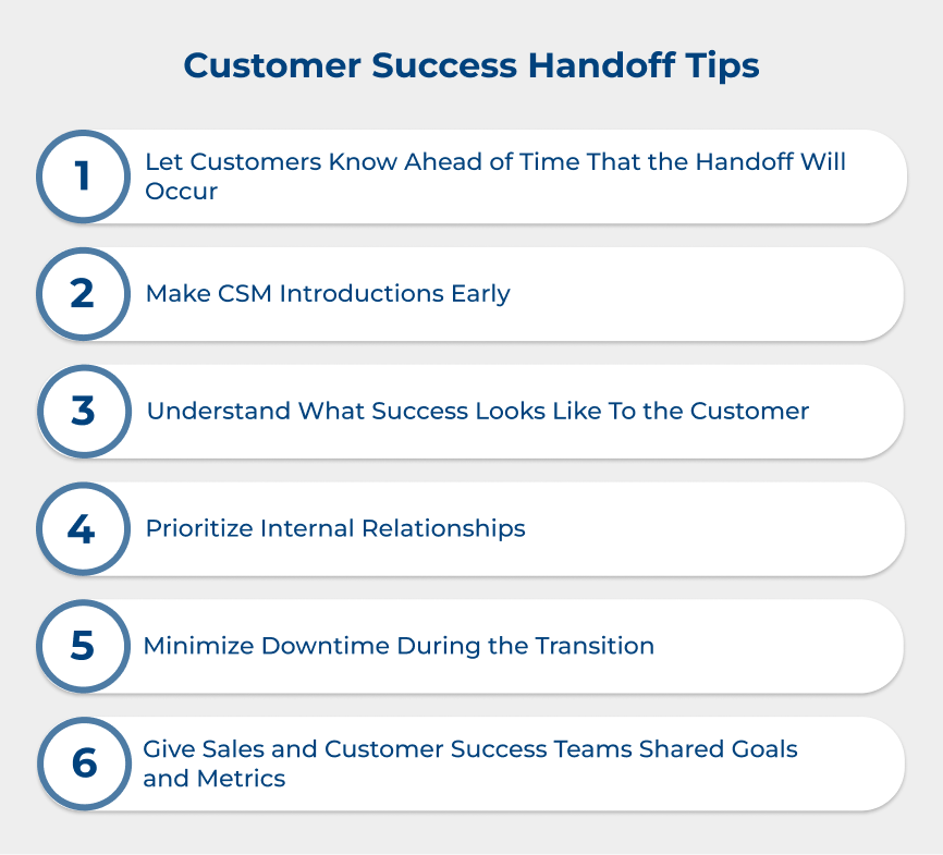 Customer Success Handoff Tips