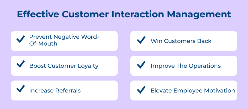 Effective Customer Interaction Management