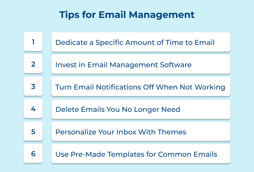 Tips for Email Management