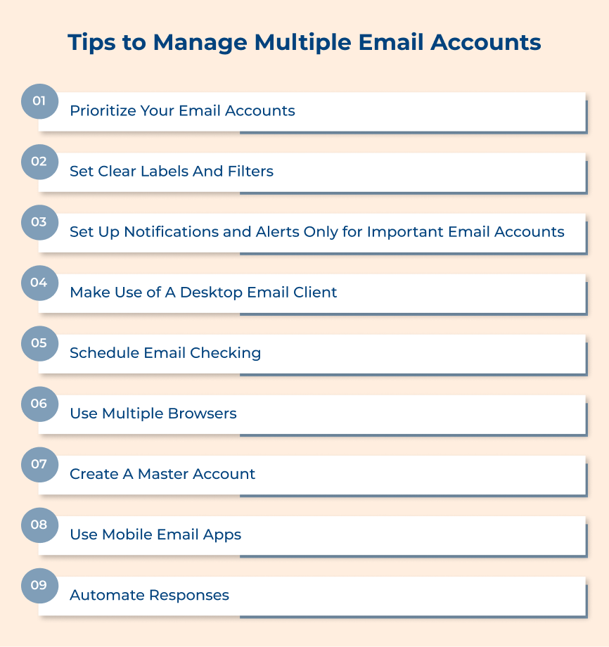 Tips to Manage Multiple Email Accounts