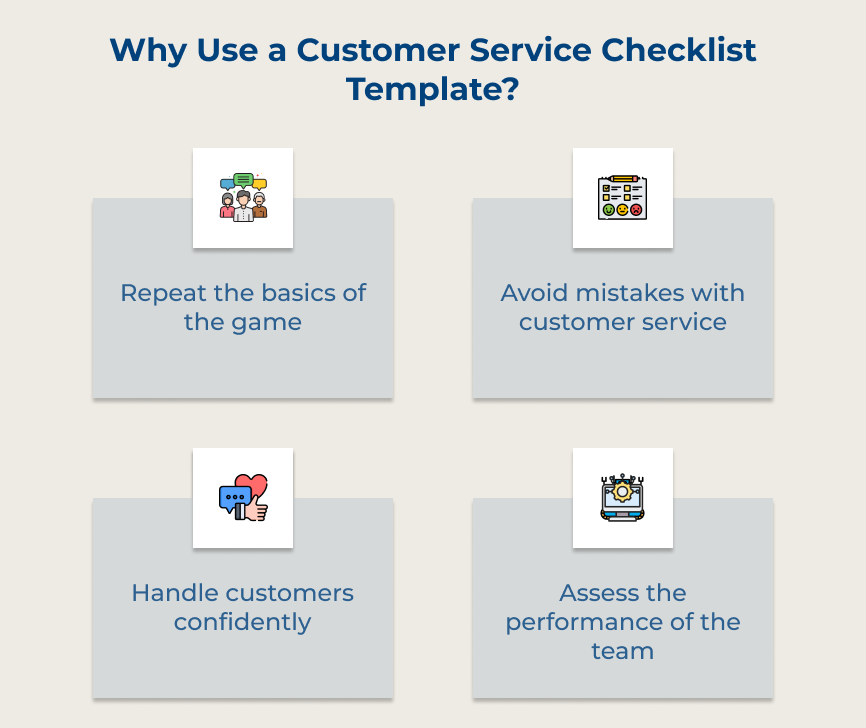 Why Use a Customer Service Checklist Template?