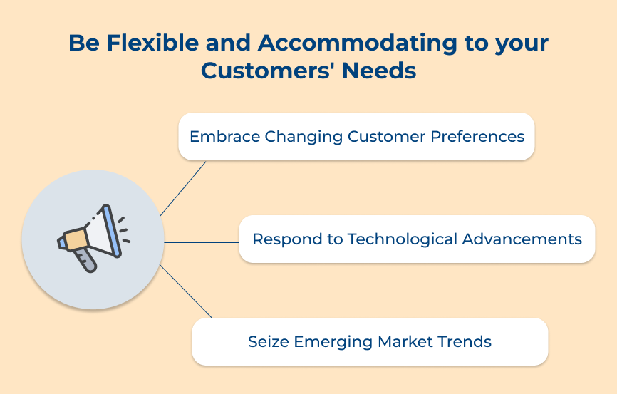 Be Flexible and Accommodating to your Customers Needs