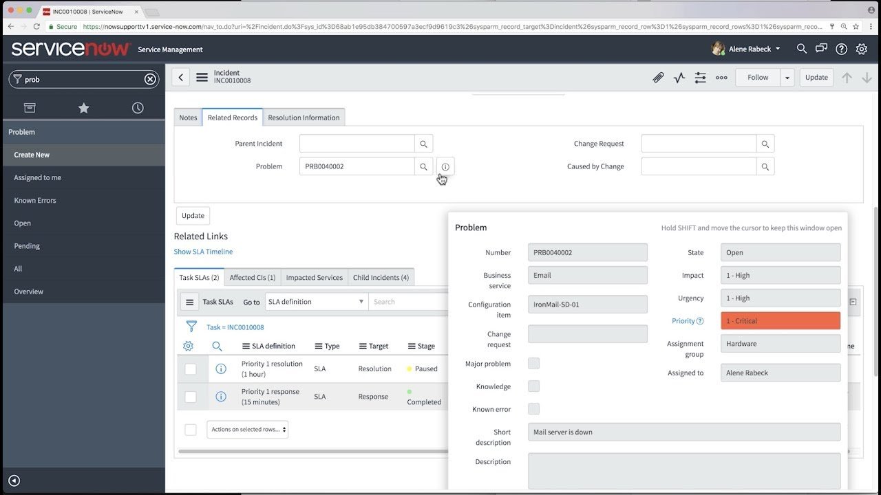 Servicenow help desk