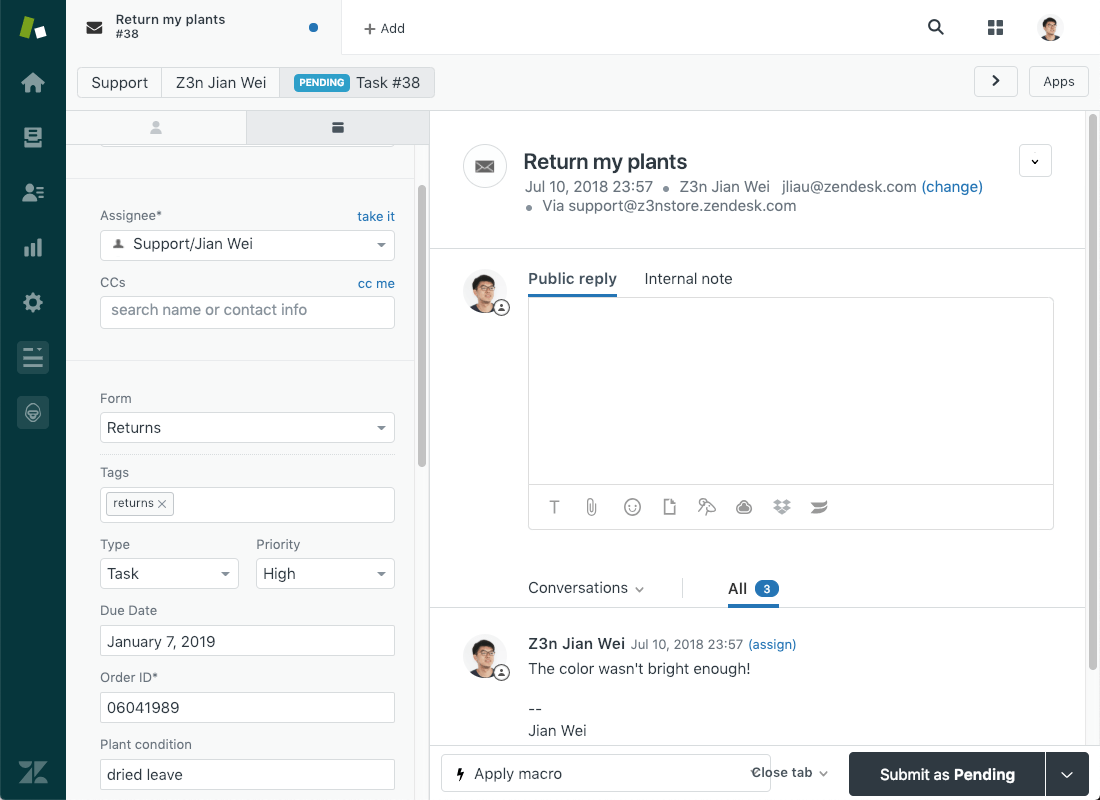Zendesk Enterprise Help Desk