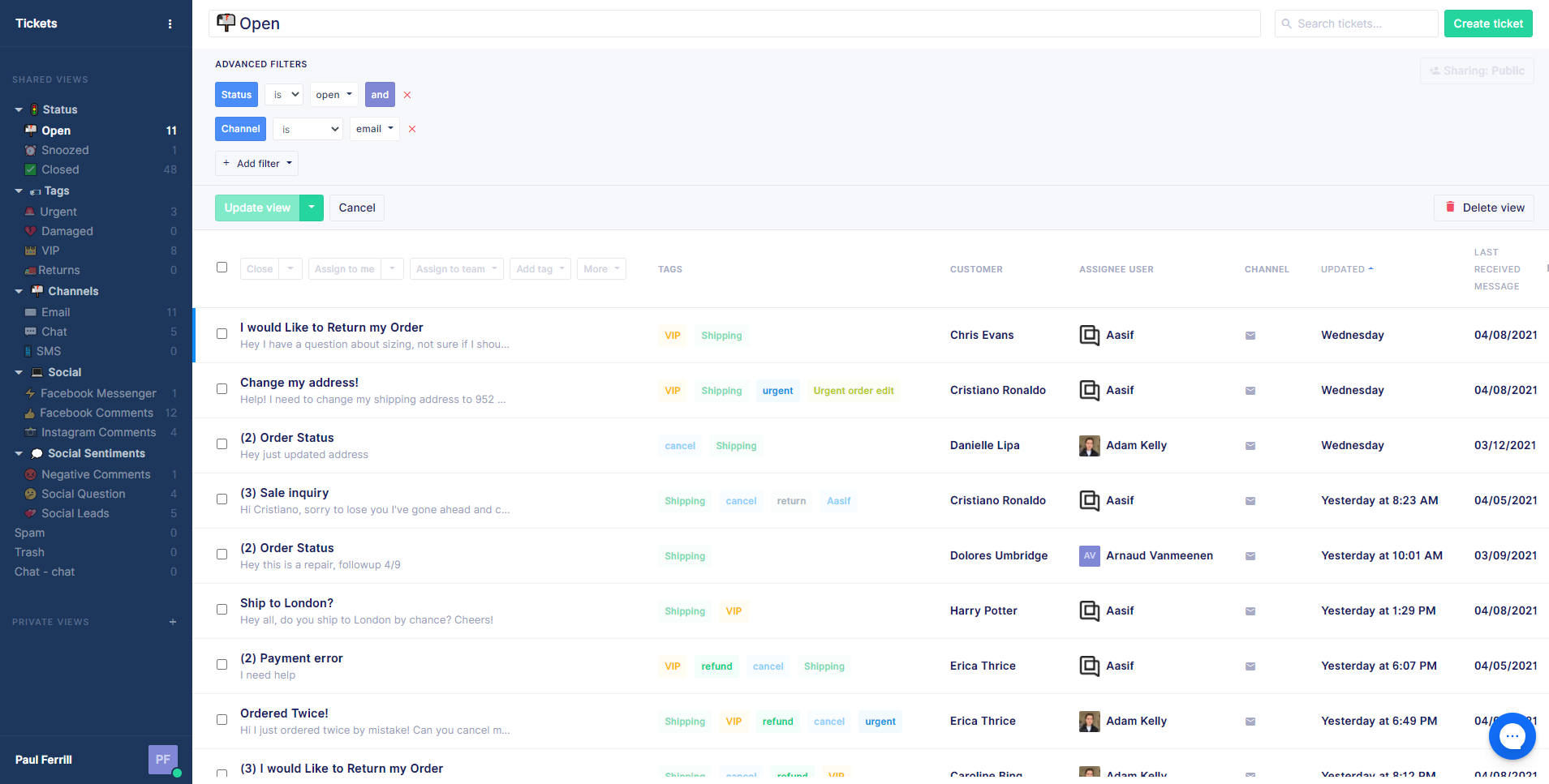 gorgias Email Help Desk Software
