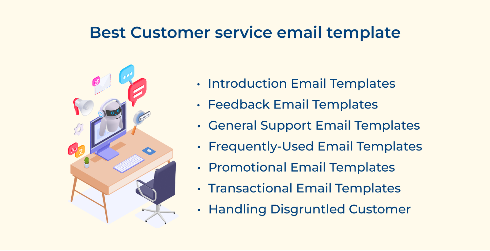 Best customer service email template