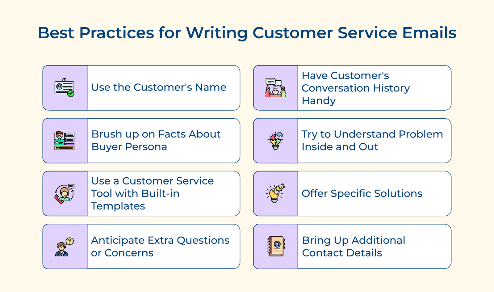Best practices for writing customer service emails