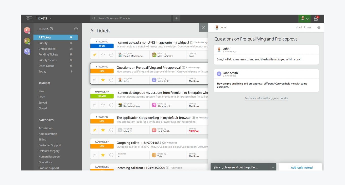 Happyfox cloud help desk software