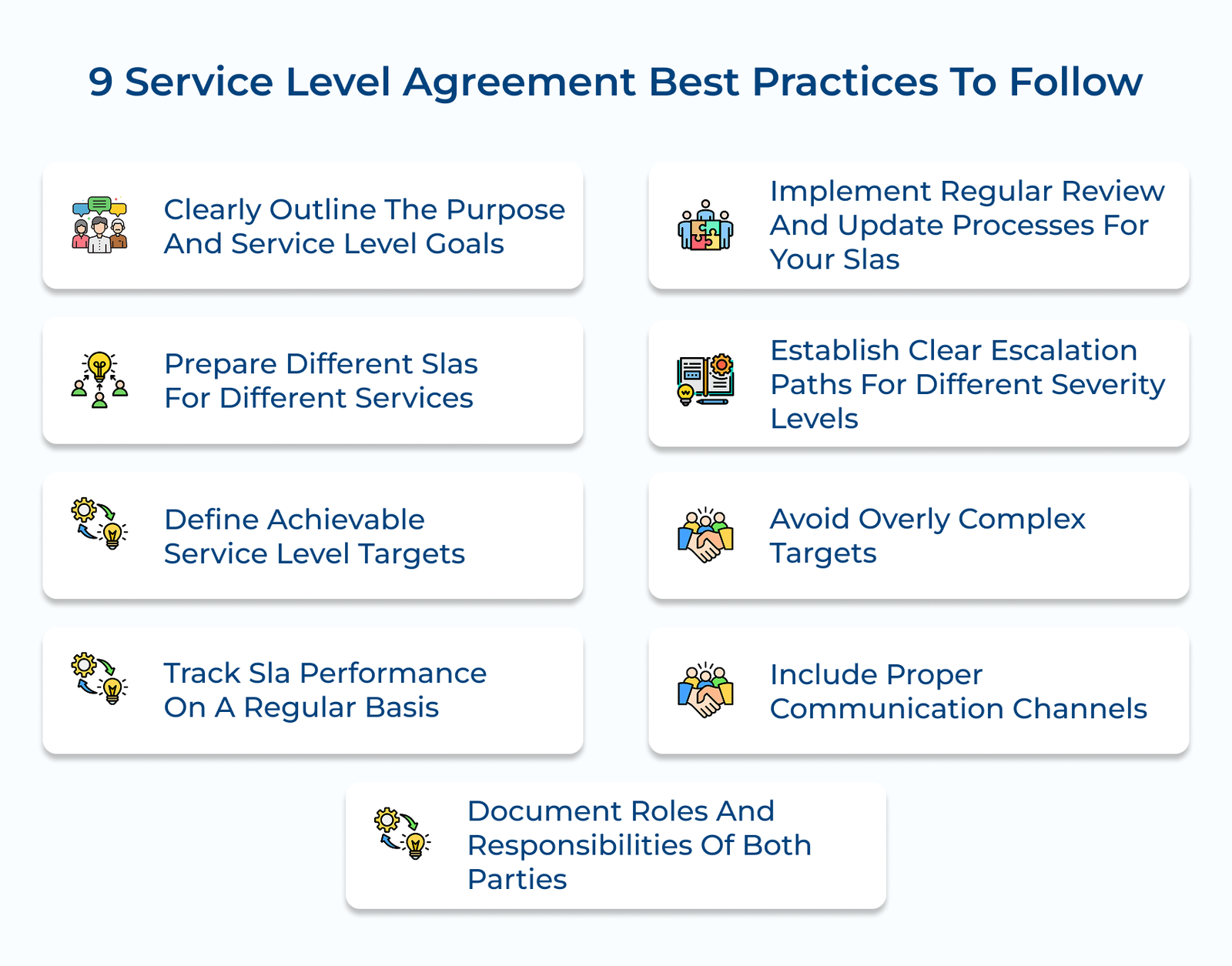 9 Service Level Agreement Best Practices To Follow