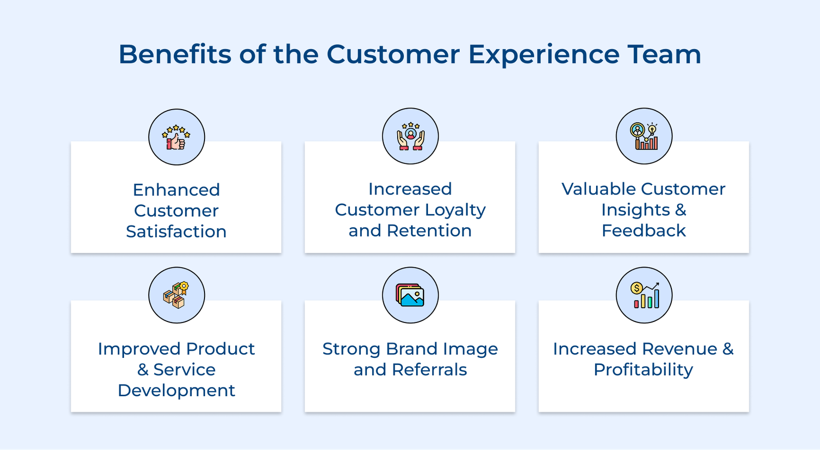 Benefits of the Customer Experience Team
