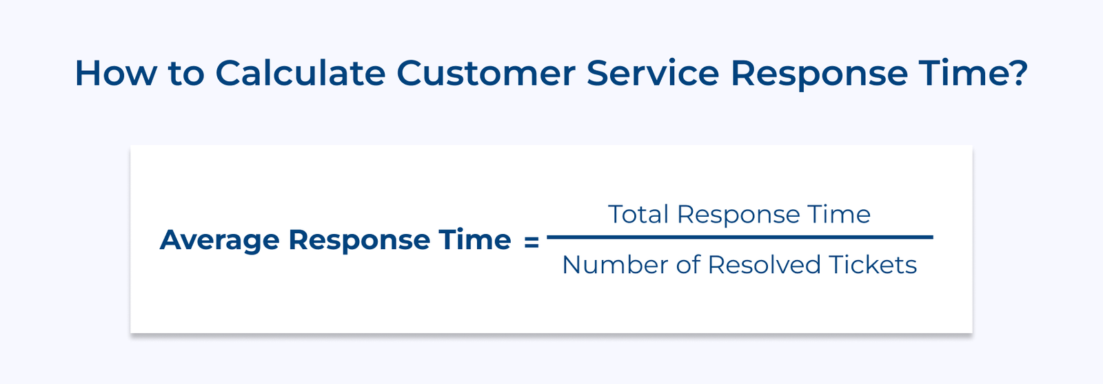 How to Calculate Customer Service Response Time