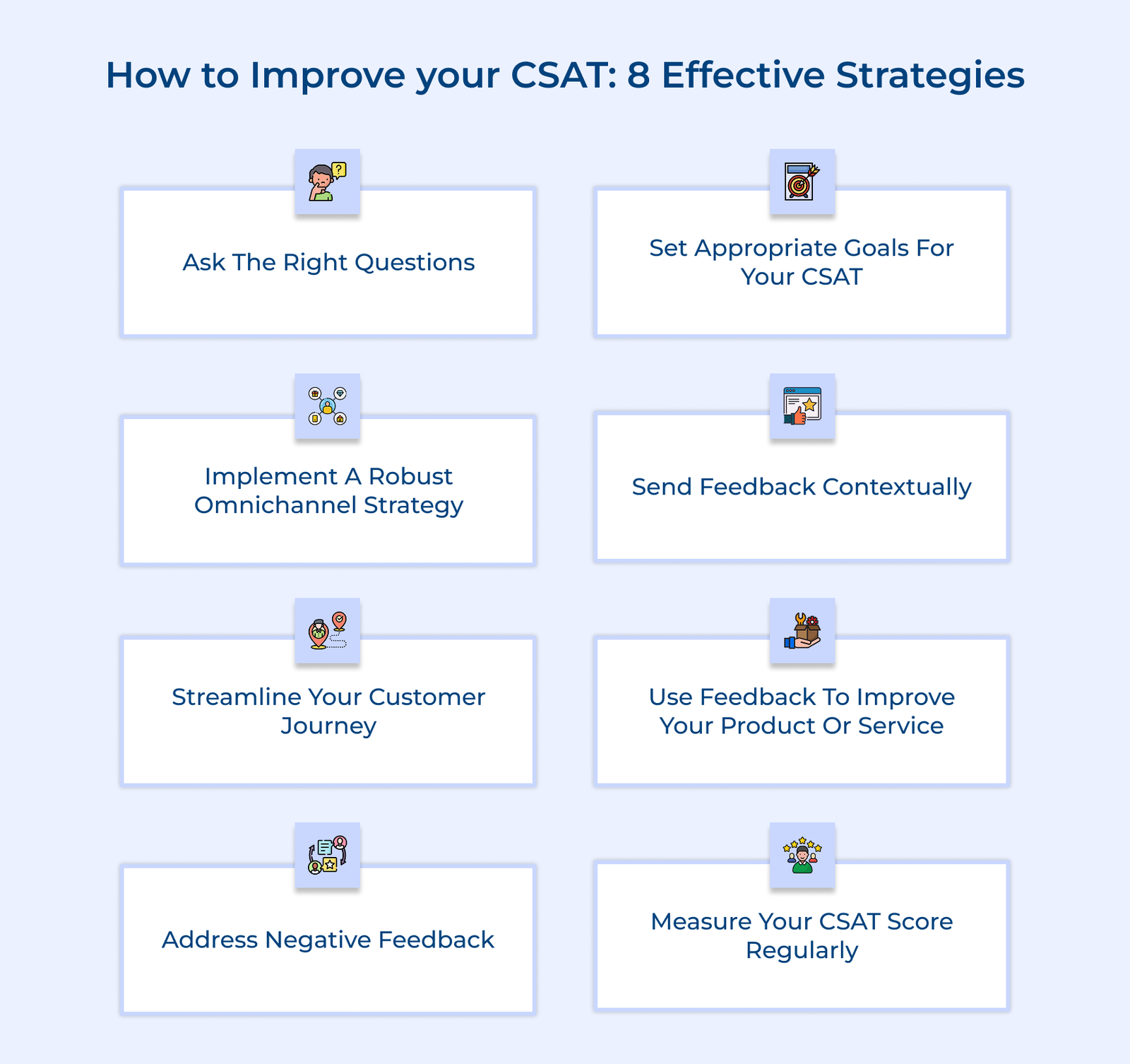 How to Improve your CSAT: 8 Effective Strategies