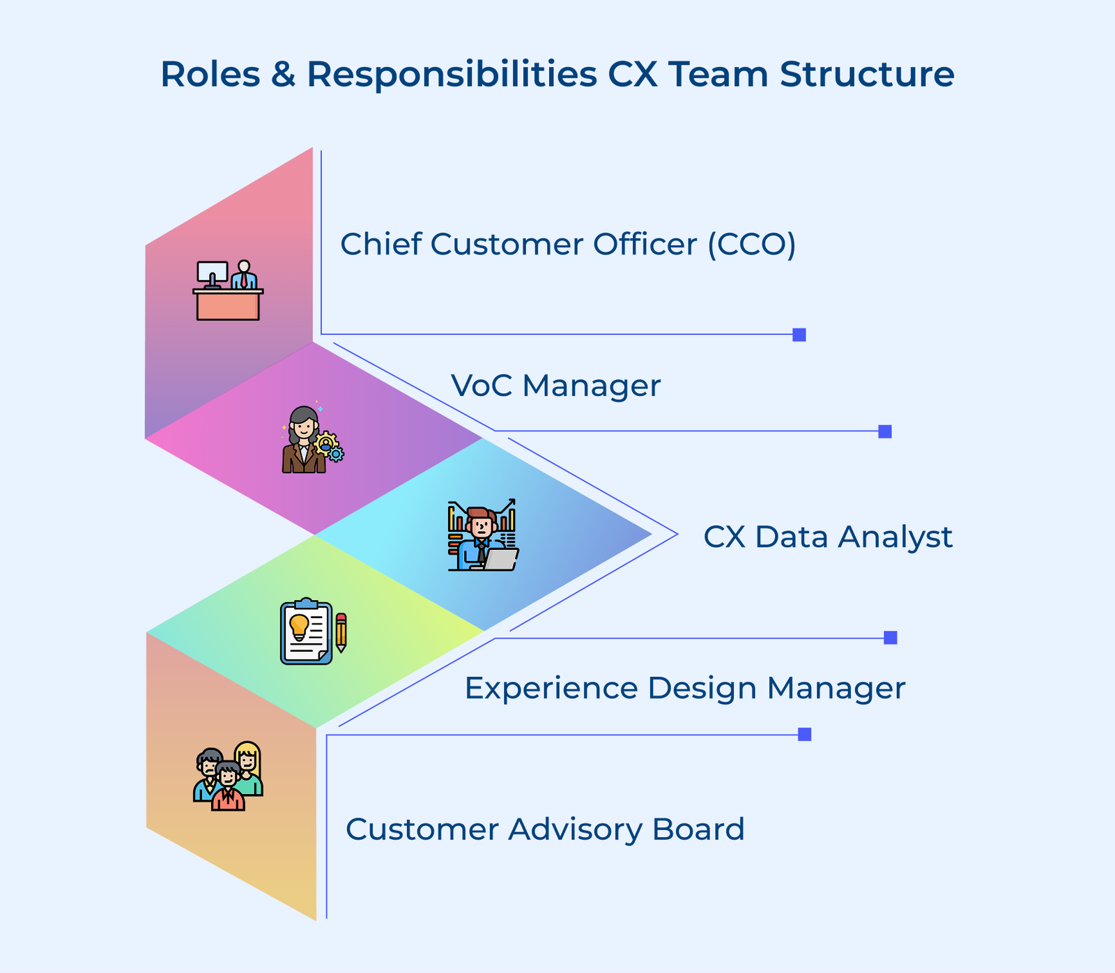 Roles & Responsibilities CX Team Structure