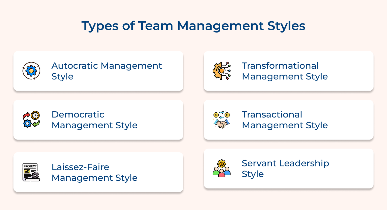 Types of Team Management Styles