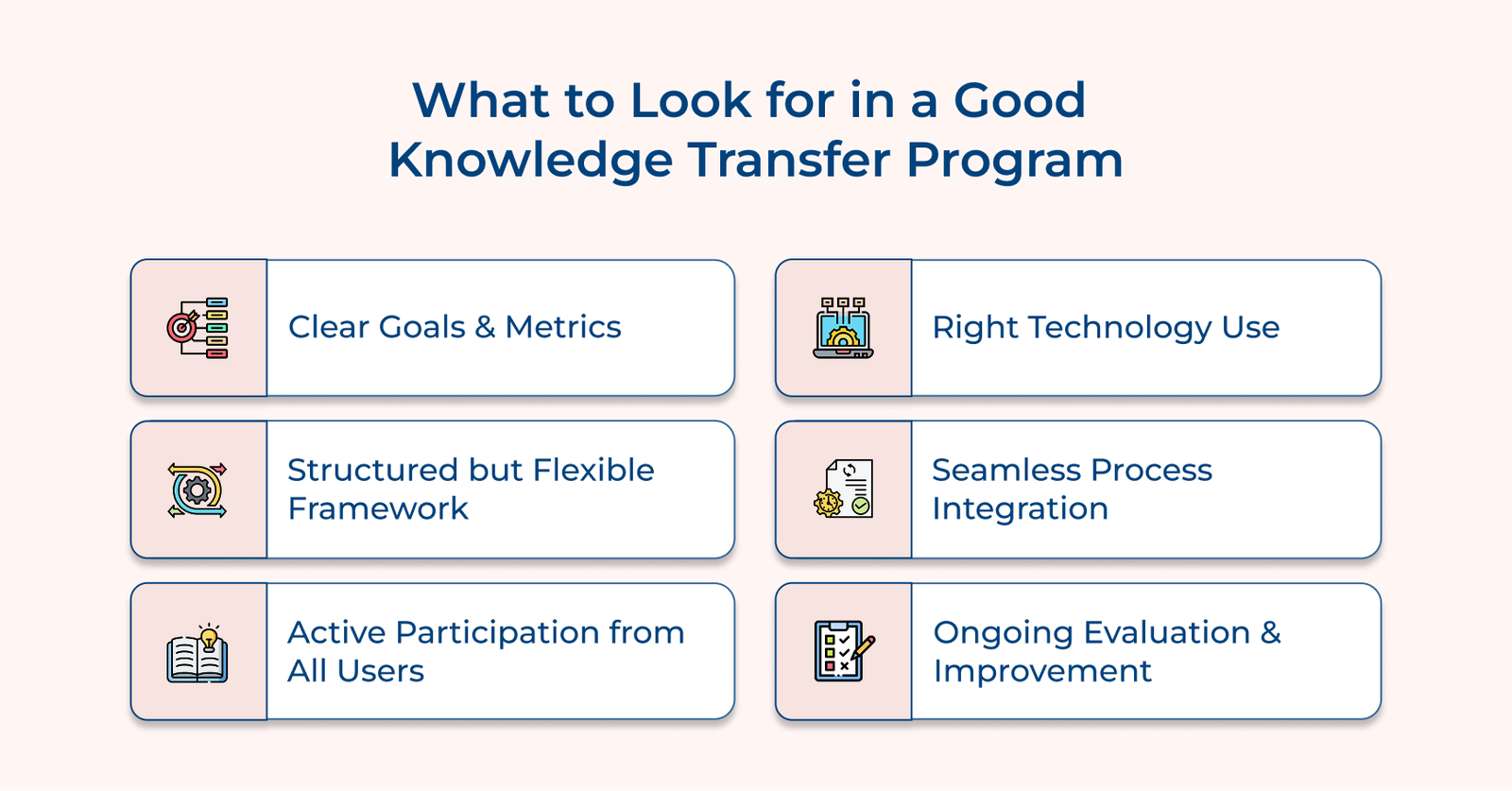 What to Look for in a Good Knowledge Transfer Program