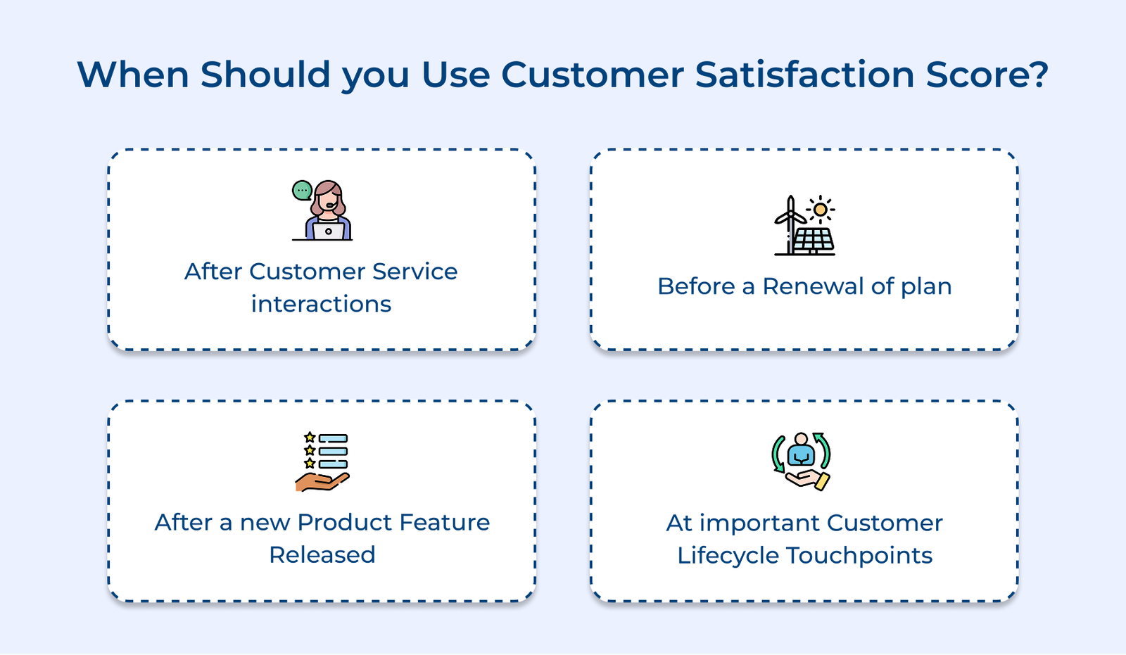 When Should you Use Customer Satisfaction Score