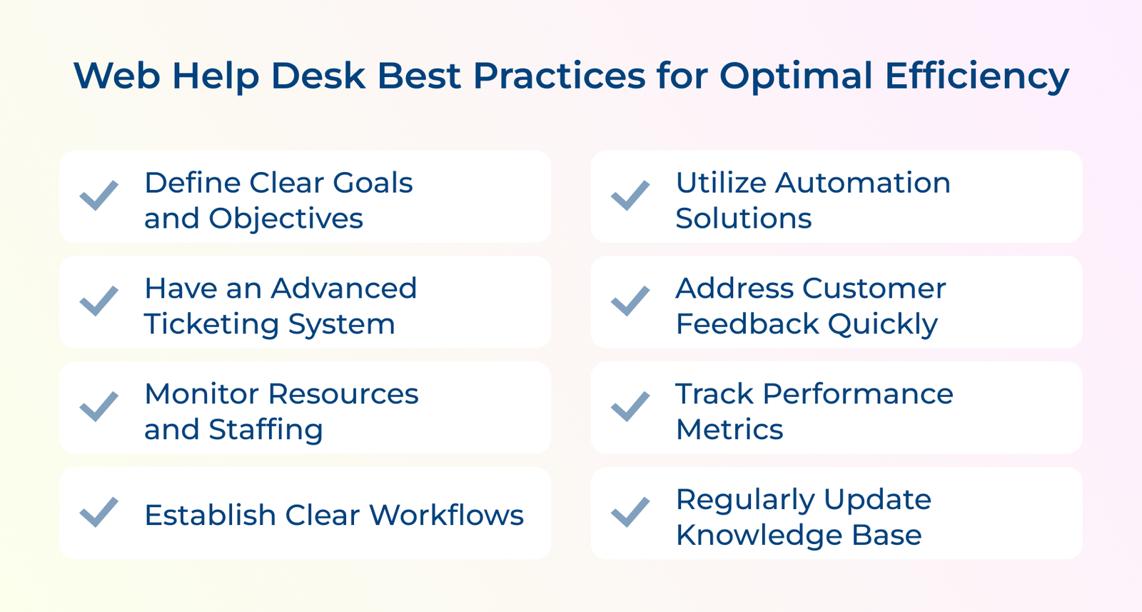 Web Help Desk Best Practices for Optimal Efficiency