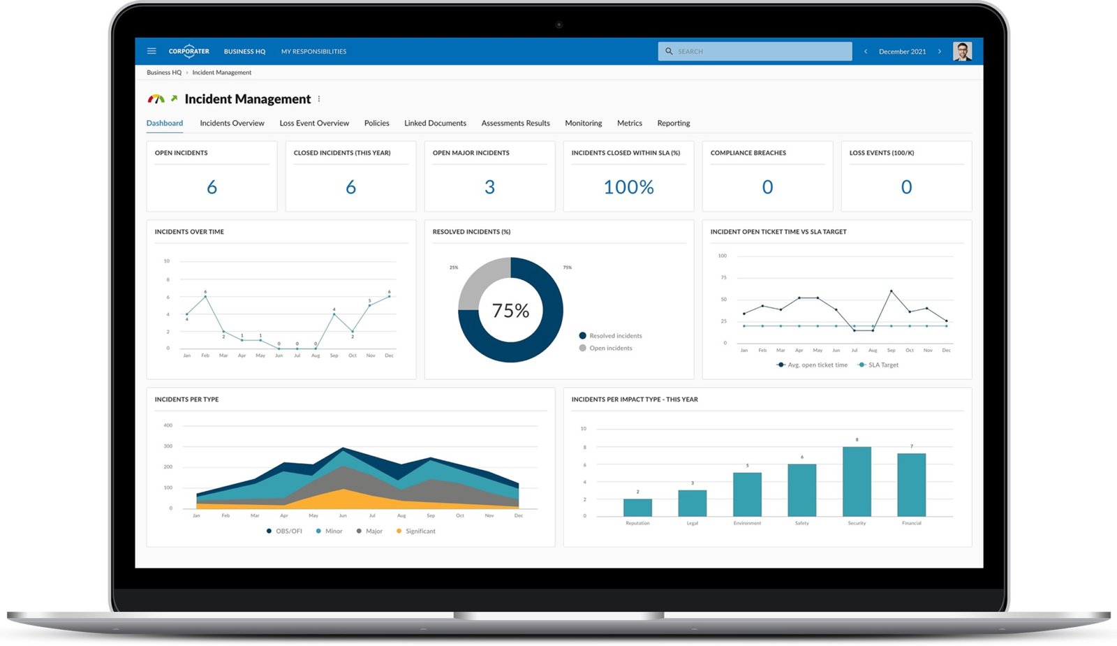 Corporater Incident Management Software