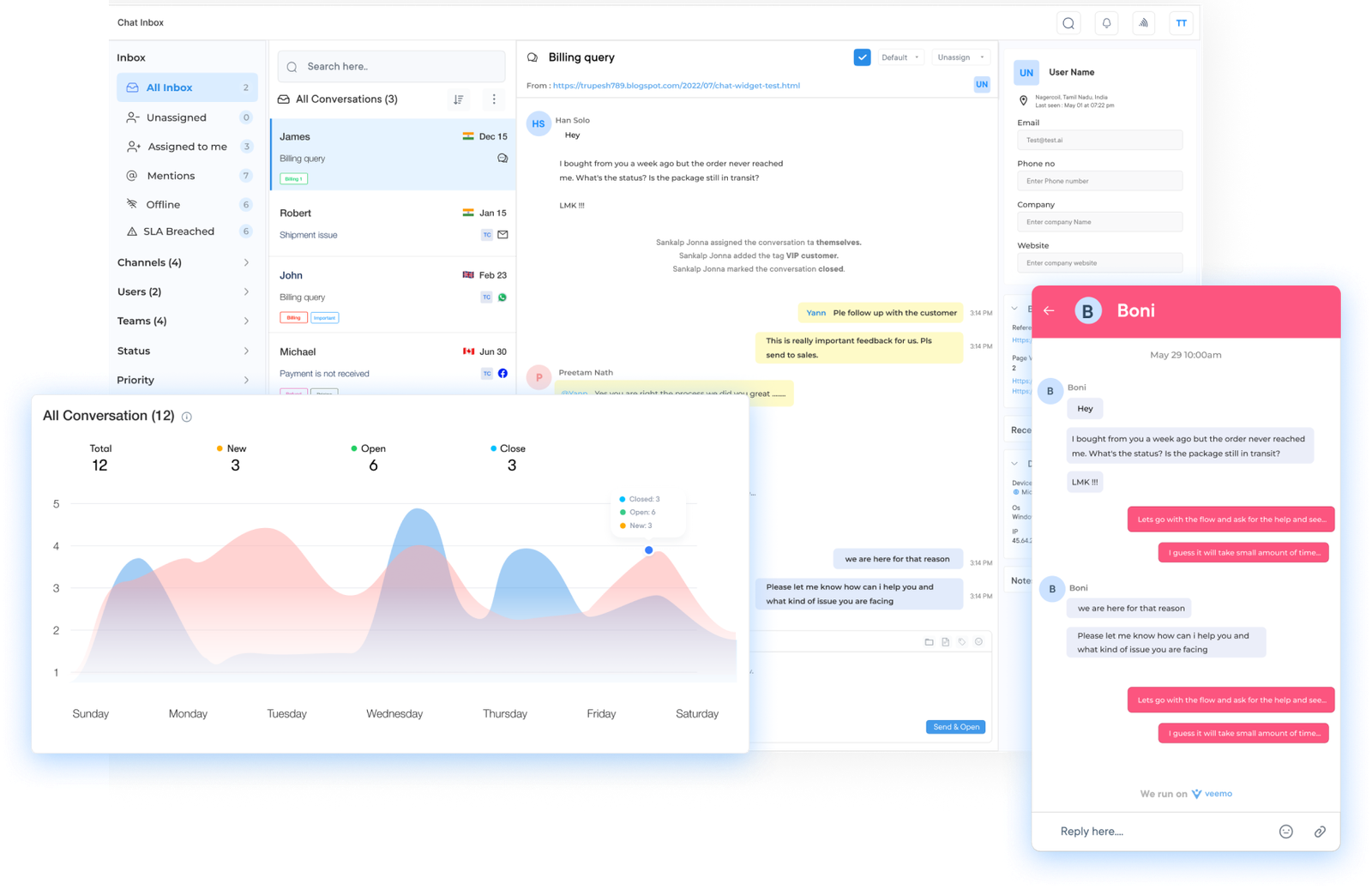 Customer Messaging Platform , Software