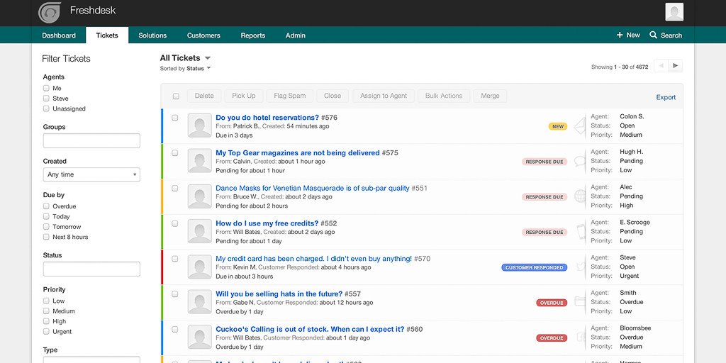 Freshdesk Help Desk Software