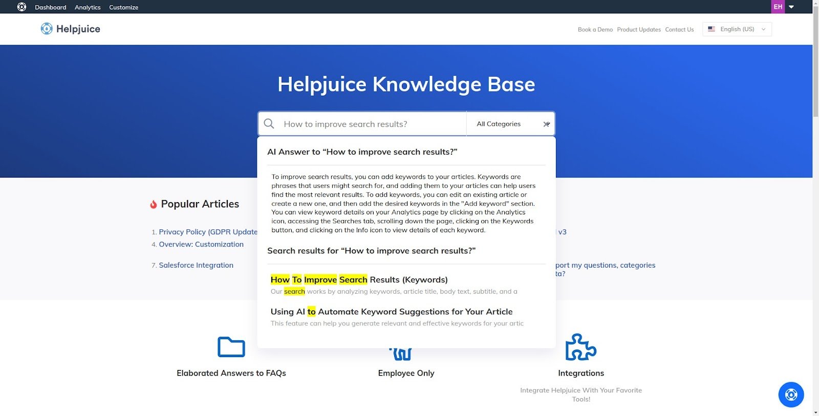 HelpJuice SaaS Knowledge Base
