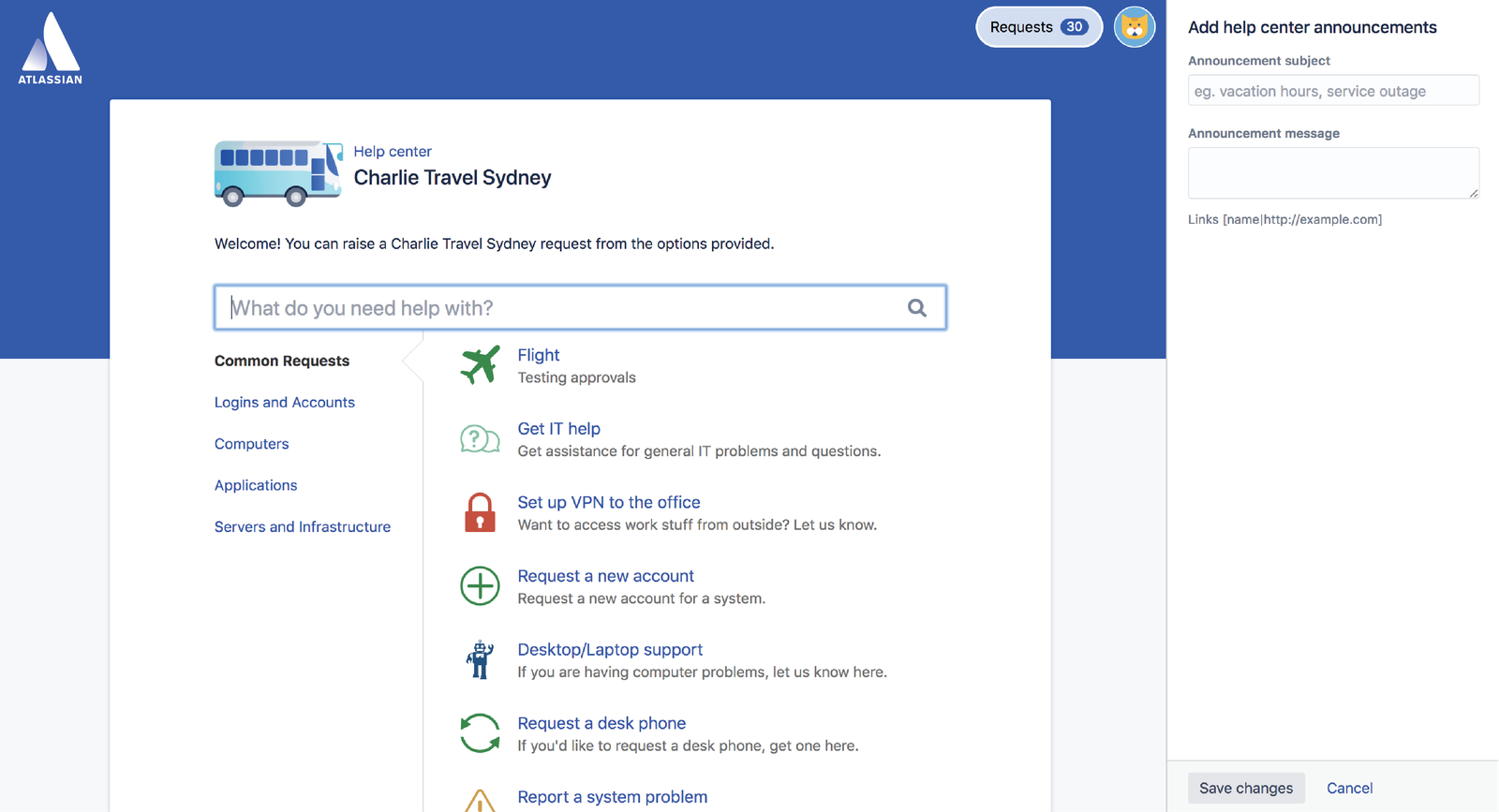 Jira Customer Portal Software