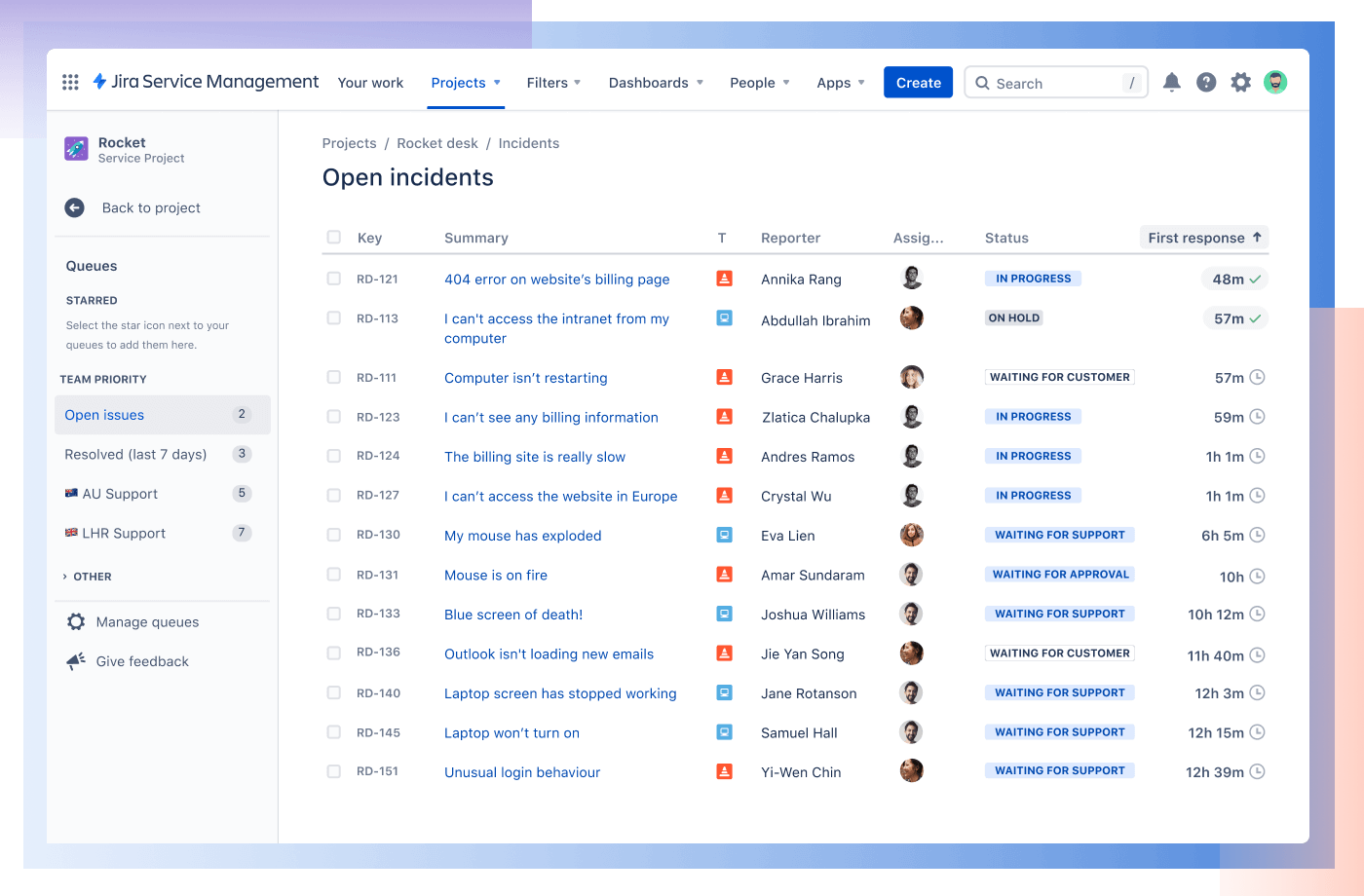 Jira Service Desk