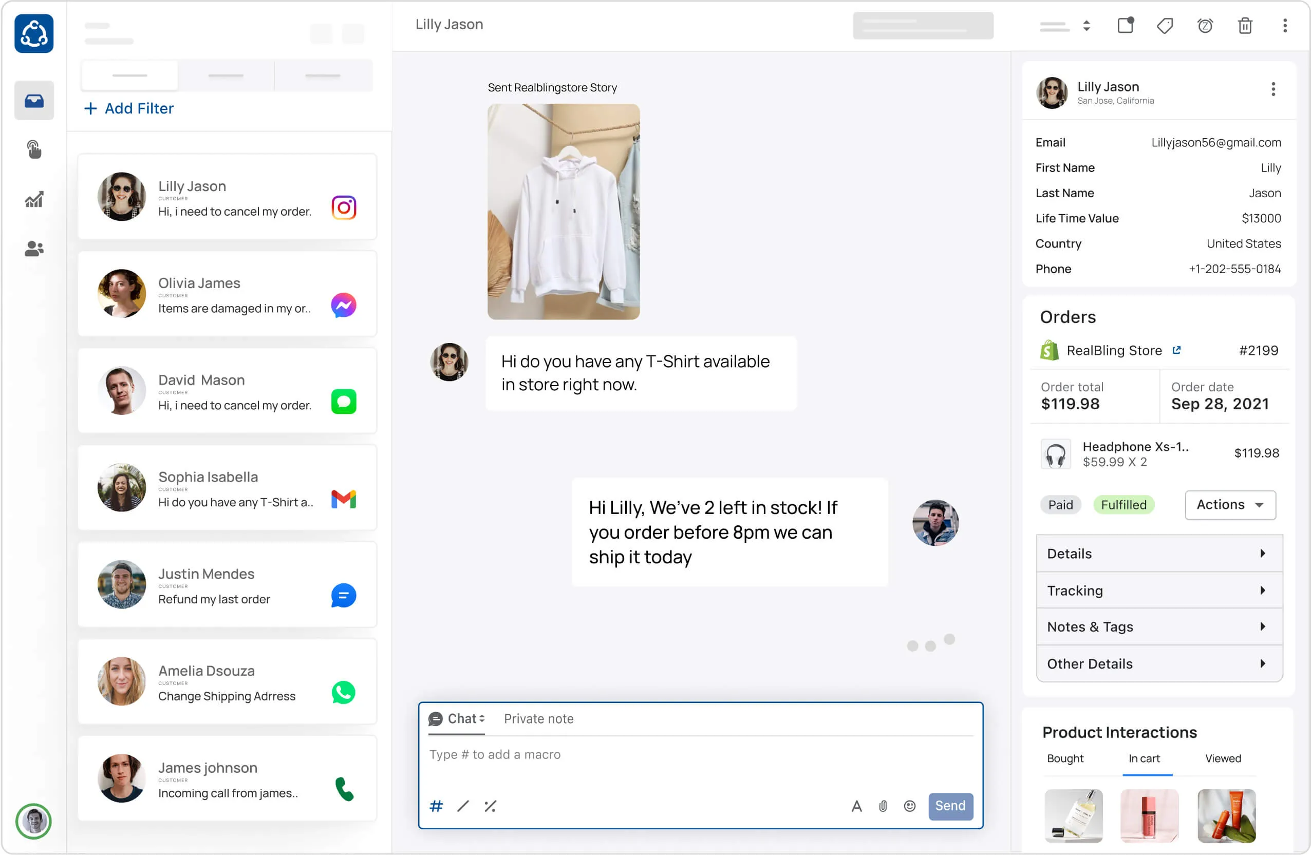 RichPanel Shopify Customer Service Apps