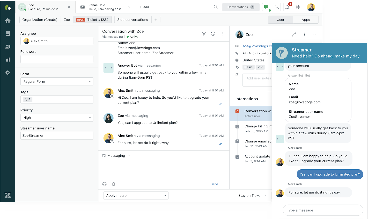 Zendesk Chat