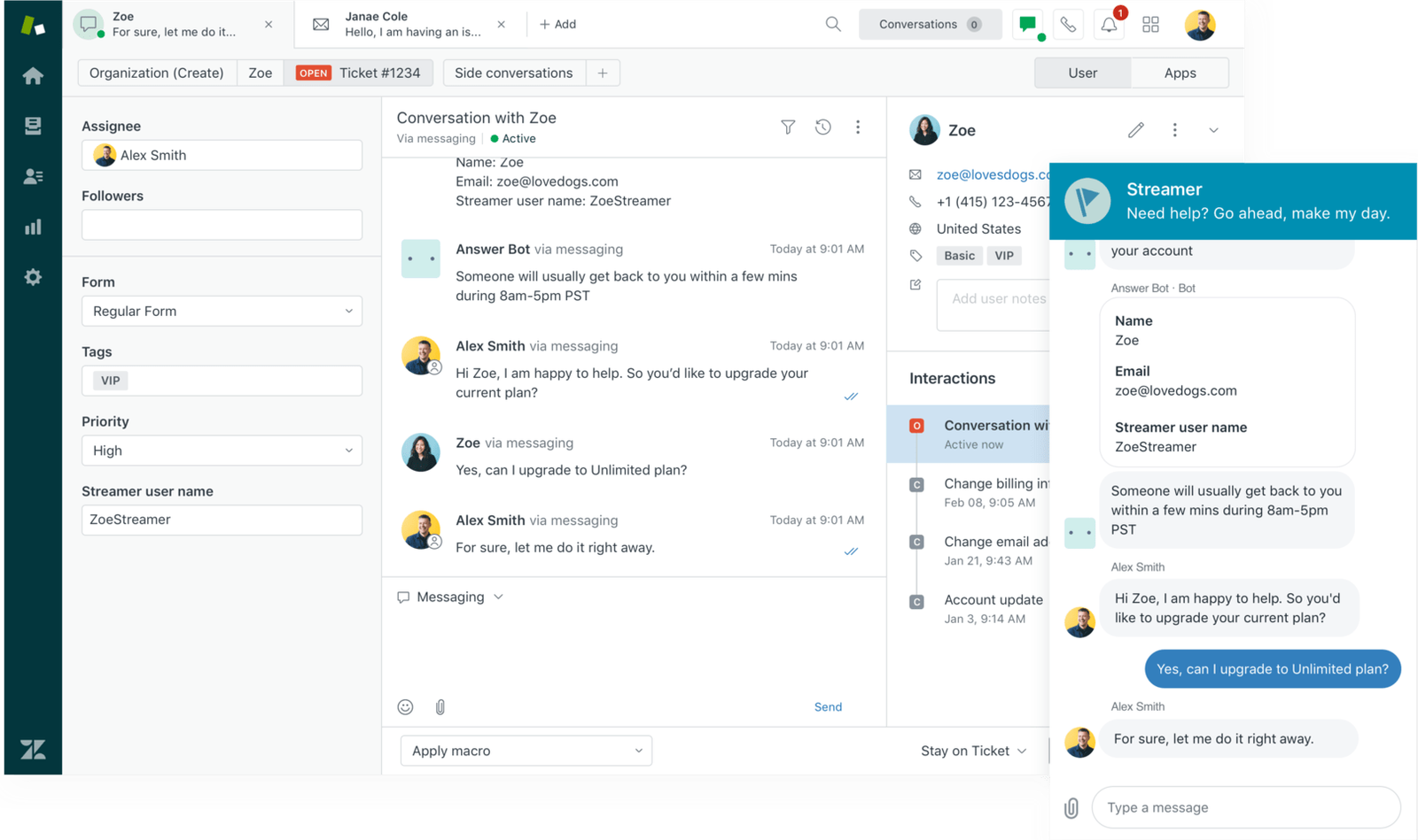 Zendesk Customer Messaging Platform