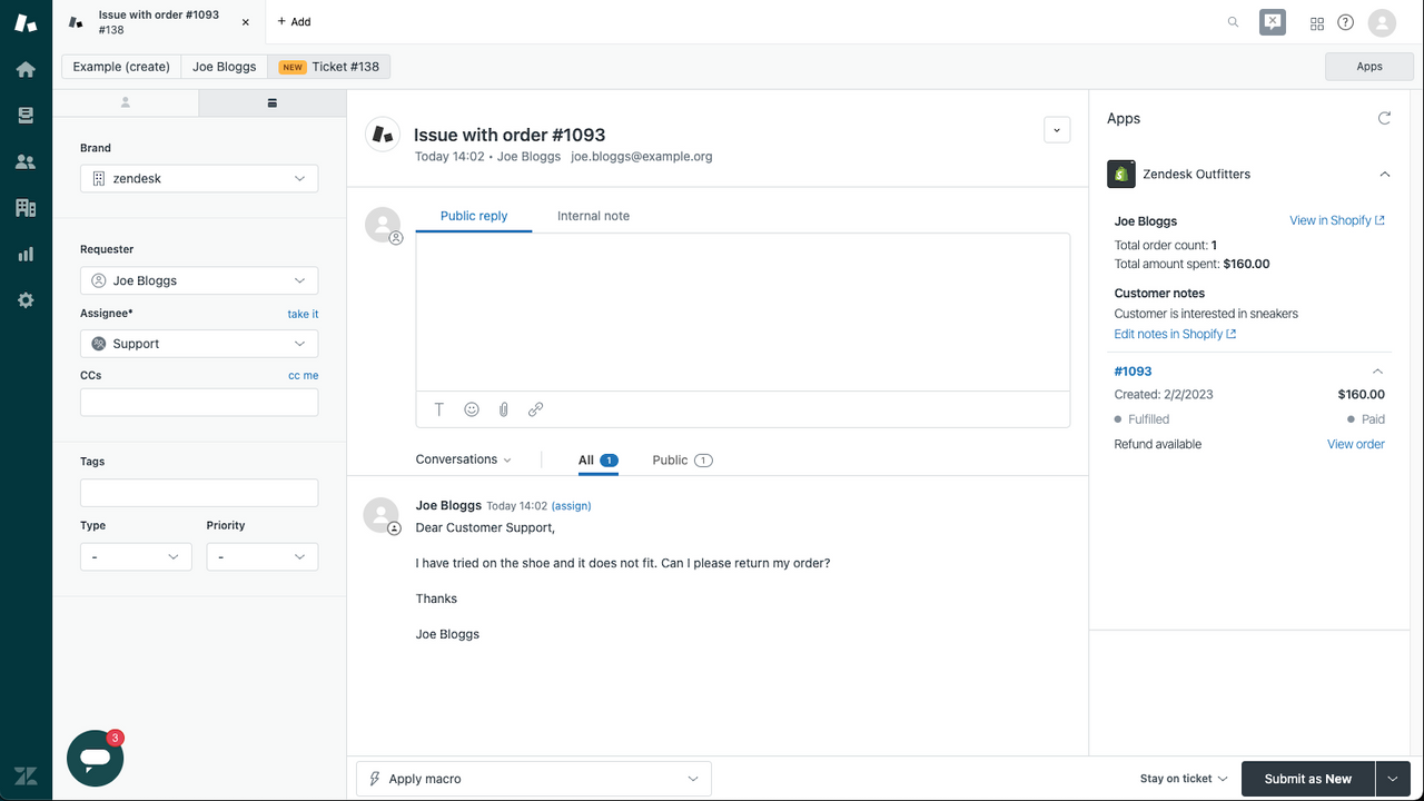 Zendesk Shopify Customer Service Apps