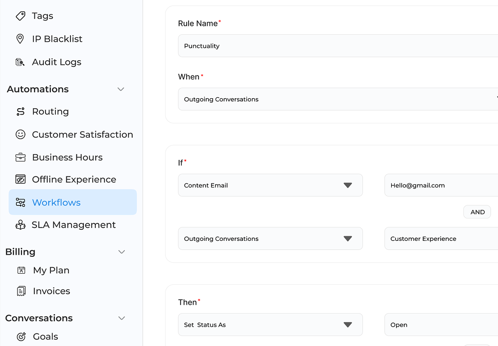 Best Live Chat Software Services Platform Dashboard 2