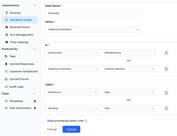 Customer Service Software Dashboard 2