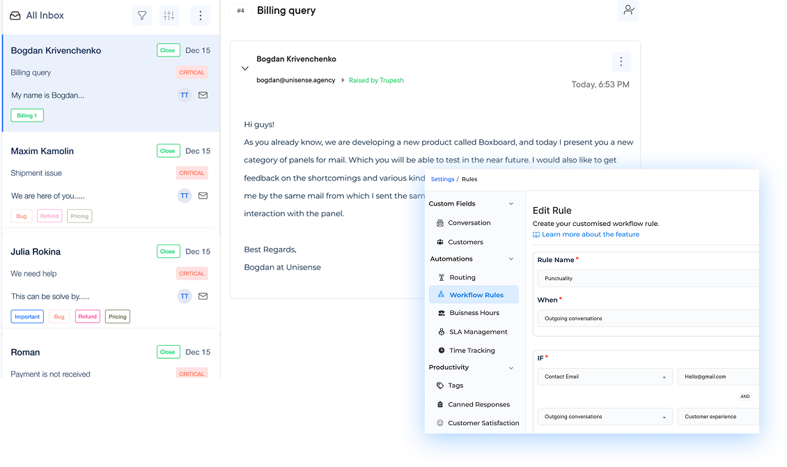 Customer Service Software for Small Businesses Dashboard 1