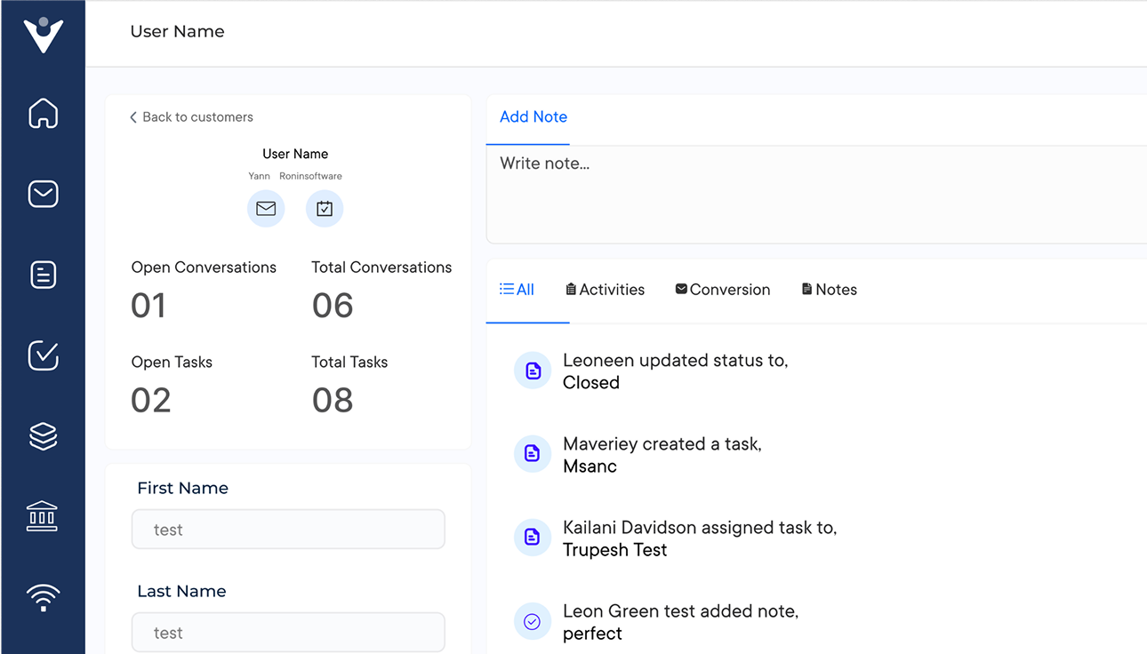 Email Management Software Dashboard 2