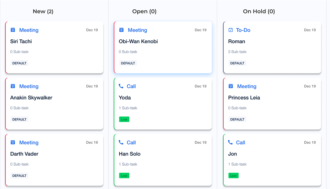 Enterprise Help Desk Software Dashboard 1