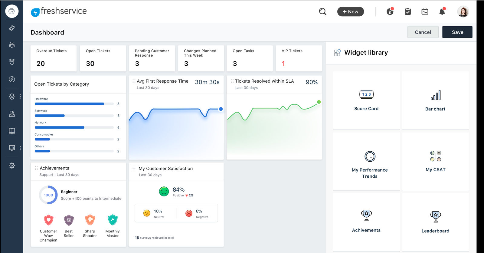 Freshservice Customer Self-Service Software