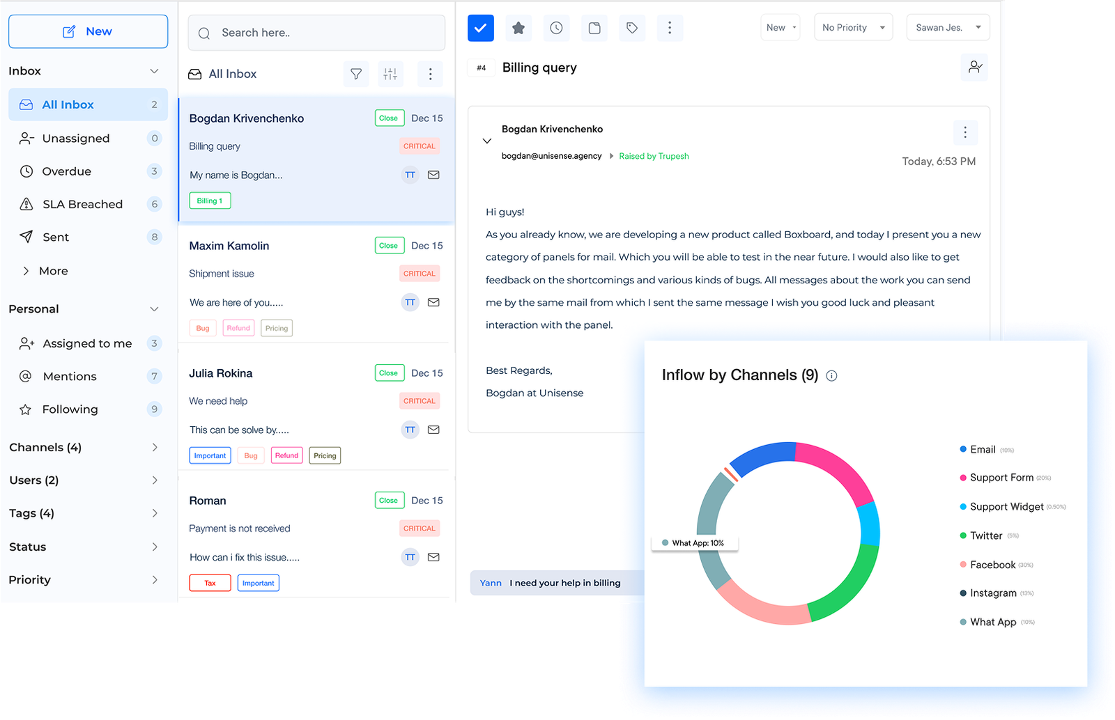 Help Desk Software For Professional Services Professional Services (Help Desk) Dashboard 2