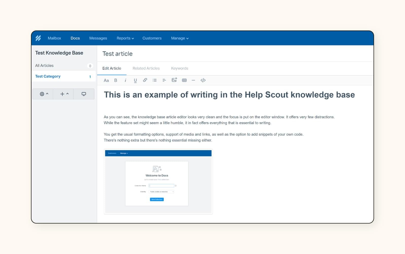 HelpScout Customer Self-Service Software