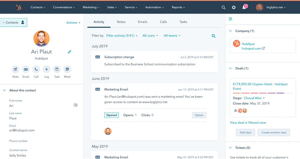 HubSpot Lead Generation Tool